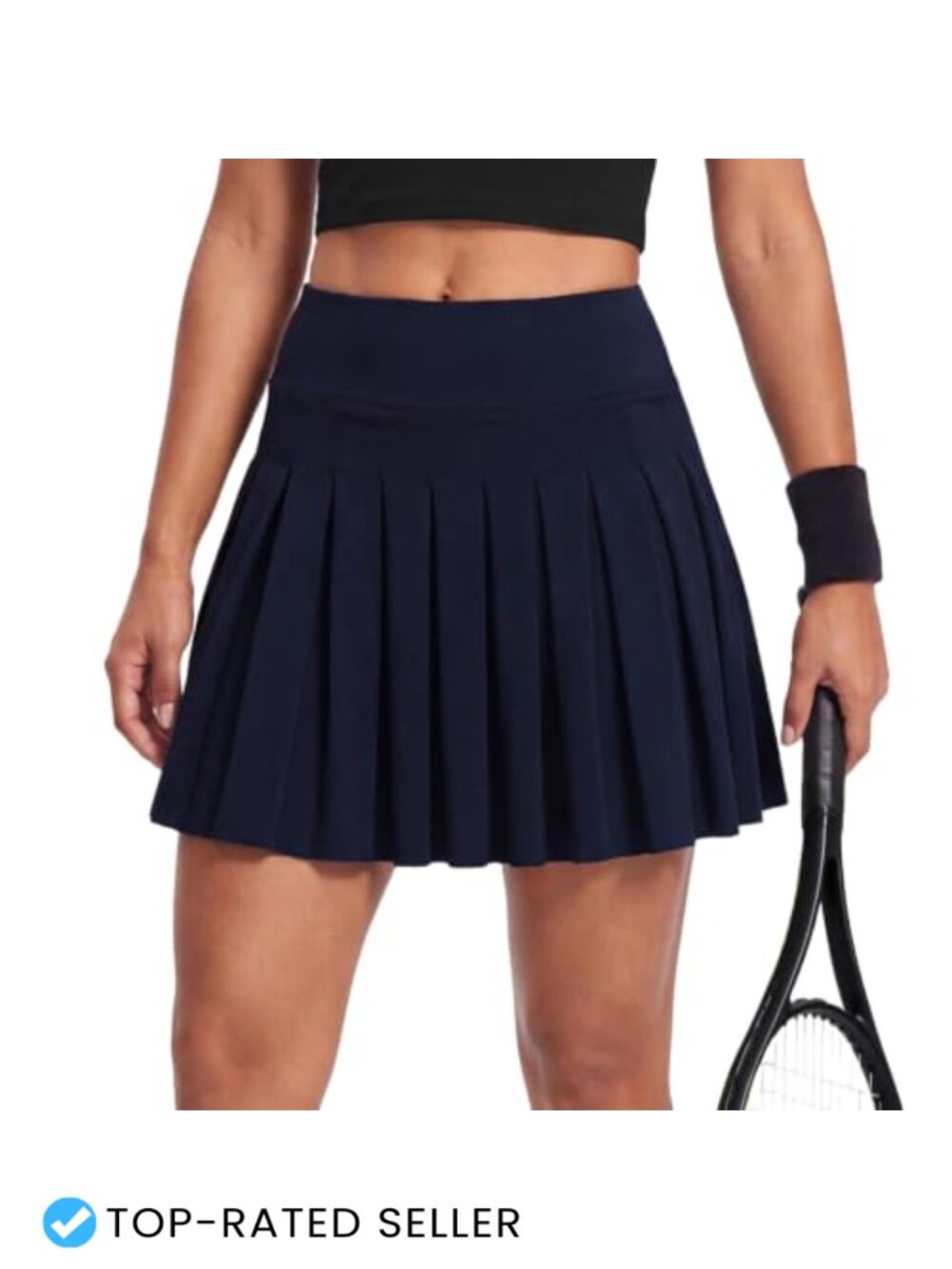 Women's Pleated Tennis Skirt Golf Athletic Skort with Pockets